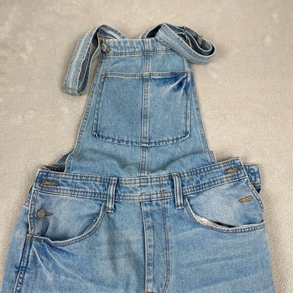 Women's Blue Denim Overalls - Picture 5 of 15